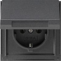 Gira 0454 67 Розетка SCHUKO 16 A 250 В~ с откидной крышкой