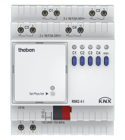 Theben 4930210 4-х канальный С load релейный актуатор линейки MIX2 RMG 4 I KNX