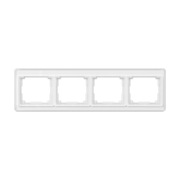 Jung SL 5840 WW Рамка из прозрачного акрилового стекла, цветная подложка