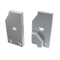 Arlight 026728 Заглушка для ALM-GLASS-6 правая с отверстием (Arlight, Металл)