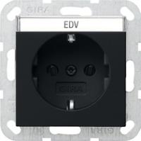 Gira 0457 005 Розетка SCHUKO 16 A 250 В~ с полем для надписи