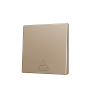 Zennio ZS55CSOFT11CC ZS55, Накладка для кнопки Simple KNX Soft 55x55 мм, Наклон вниз, Шампанское, На заказ