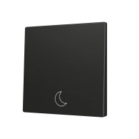 Zennio ZS70CSOFT11AC ZS70, Накладка для простых кнопок KNX Soft 70x70 мм, Наклон вниз, Антрацит, На заказ