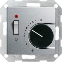 Gira 0393 26 Термостат помещения 24/10 (4) A~ 
с размыкающим контактом, выключателем и контрольной лампочкой