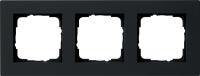 Gira 0213095 Установочная рамка Gira E2 для монтажа заподлицоЧерный матовый