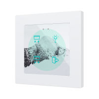 Zennio ZVIFR55X4C360 Плоская RGB 55 X4. Стеклянная емкостная кнопка 55x55, 4 кнопки, настройка на 360°