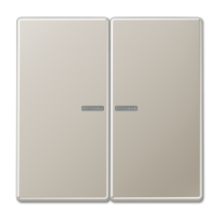 Jung ES 10921 ST RF KNX RF кнопка, 2 группы, Цвет: Нержавеющая сталь, оттенок:
