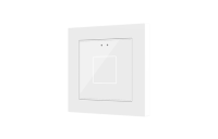 Zennio ZVIFR55X1W Flat RGB 55 X1. Емкостный сенсорный переключатель с RGB-подсветкой (55 x 55 мм), 1 кнопка, белый