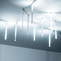 Arlight 026043 Светодиодная гирлянда ARD-ICEFALL-CLASSIC-D12-200-10PCS-CLEAR-32LED-LIVE WHITE (230V, 10.5W) (ARDCL, IP65)