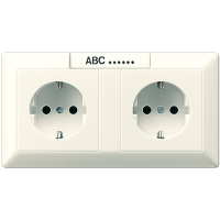 Jung AS 1522 NA SCHUKO®-розетка для кабельных каналов 16 A / 250 B ~