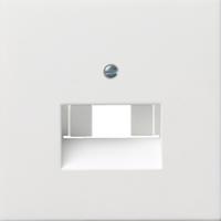 Gira 0270112 Накладка для коммутационной розетки UAE/IAE (ISDN) и коммутационной розетки подключения к сетибез поля для надписи