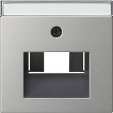 Gira 0284600 Накладка для коммутационной розетки UAE/IAE (ISDN) и коммутационной розетки подключения к сетиС полем для надписи