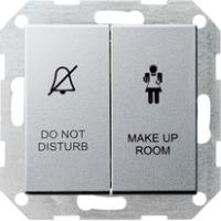 Gira 1104 26 Клавишный выключатель 10 AX 250 V~ с клавишей 2-местн. для отображения статуса гостиничного номера