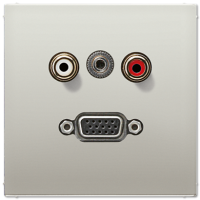 Jung MA ES 1072 Аудио «Тюльпан» (Cinch/RCA) / Стереоразъем (TRS 3,5 мм) / VGA