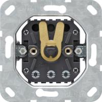 Gira 015400 Вставка кнопочного выключателя жалюзи 10 A 250 В~ для накладки с поворотной ручкой