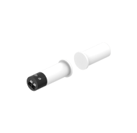 Zennio 990000112 Магнитный контакт для скрытого монтажа в алюминиевую или деревянную дверь или окно Коричневый