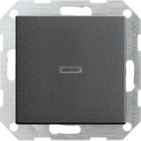 Gira 013628 Кнопочный контрольный выключатель 10 AX 250 В~ с клавишейУниверсальный выключатель/перекрестный переключатель