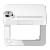 Jung CD 590 BFKLSL WW Откидная крышка (с возвратной пружиной)