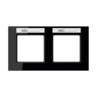 Jung AC 5820 BFNA SW Рамкас полем для надписи, 9 х 55 мм