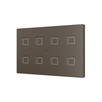 Zennio ZVITRXL8M Tecla RGB XL 8. PC-ABS Емкостная кнопка, 8 кнопок