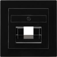 Gira 027047 Накладка для коммутационной розетки UAE/IAE (ISDN) и коммутационной розетки подключения к сетибез поля для надписи