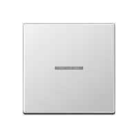 Jung A 10911 ST RF AL KNX RF кнопка, 1 группа, Цвет: Серый, оттенок: Алюминий