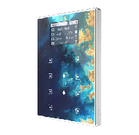 Zennio ZVI-TMDV-P TMD-Display View / Контроллер комнатный KNX, 8 сенсорных кнопок, дисплей 1.8 дюймов с меню, цвет: Цвет на выбор