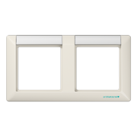 Jung ABAS 5820 NA Рамкас полями для надписи 12 x 55,5 ммдля горизонтальной установки