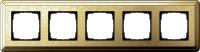 Gira 0215 671 Установочная рамка Gira ClassiX Art Латунь