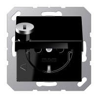 Jung A 1520 BFKLSL SW SCHUKO®-розетка 16 A / 250 B ~