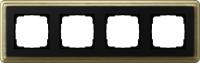 Gira 0214 622 Установочная рамка Gira ClassiX Бронза-черный
