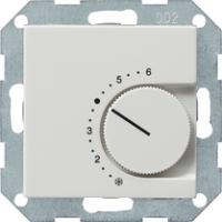 Gira 0396 03 Термостат помещения 230/5 (2) A~ с перекрестным кнопочным выключателем