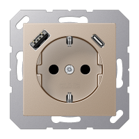 Jung A 1520-15 CA CH Розетка SCHUKO® с USB-интерфейсом