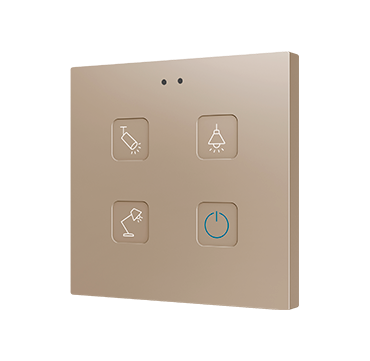 Оборудование Zennio ZVITR4 Емкостный сенсорный переключатель с RGB-подсветкой Tecla RGB по выгодной цене. Купить в Москве со скидкой.