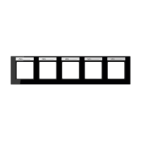 Jung AC 5850 BFNA SW Рамкас полем для надписи, 9 х 55 мм