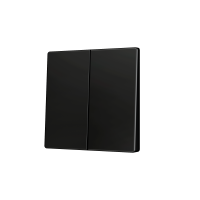 Zennio ZS55CSOFT24A ZS55, Крышка для двойной мягкой кнопки KNX 55x55 мм, Наклон вверх и вниз, Антрацит