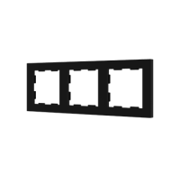 Zennio ZS55. 3-постовая рамка, цвет: антрацит 980000305