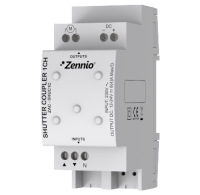Zennio Shutter Coupler 1CH / Адаптер AC/DC для жалюзийных актуаторов, 1-канальный ZAC-SHUC1C