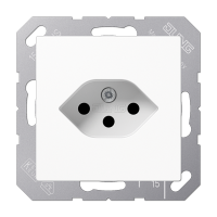 Jung A 1520-13 BF SEV WW Швейцарская розетка1-ная, тип 13