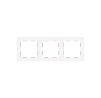 Zennio ZS55. 3-постовая рамка, цвет: белый 980000307