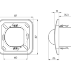 Оборудование BEG Luxomat 92668 Настенный выключатель Indoor 180-TR по выгодной цене. Купить в Москве со скидкой.