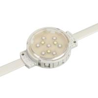 Arlight 036825 Модуль управляемый DMX-F10-D50 24V RGBW (2W, IP68, 120 deg) (Arlight, Пластик, 3 года)