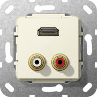 Gira 567401 Вставка "тюльпан" аудио и HDMIРазветвительный кабель