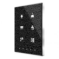 Zennio Замена алюминиевой рамки для выключателей TMD/TMD-Display на рамку, цвет: Хромирование ZAC-UPFRCR2