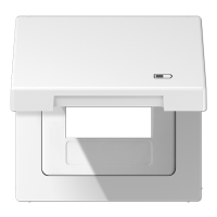 Jung LS 990 BFKL USB WW Откидная крышка (с возвратной пружиной)