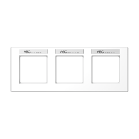 Jung AC 5830 BFNA WW Рамкас полем для надписи, 9 х 55 мм