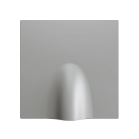 Zennio ZS70CCOS ZS70, Крышка кабельного вывода 70x70 мм, Серебристый