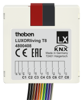 Theben 4800408 4-канальный бинарный интерфейс кнопок/датчиков LUXORliving T8