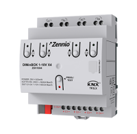 Zennio ZDI110X4 Диммер 4-канальный, с аналоговыми выходами 1–10, DIMinBOX 1-10V X4