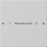 Gira 2201 015 Набор клавиш 1-местный, с возможностью нанесения надписи